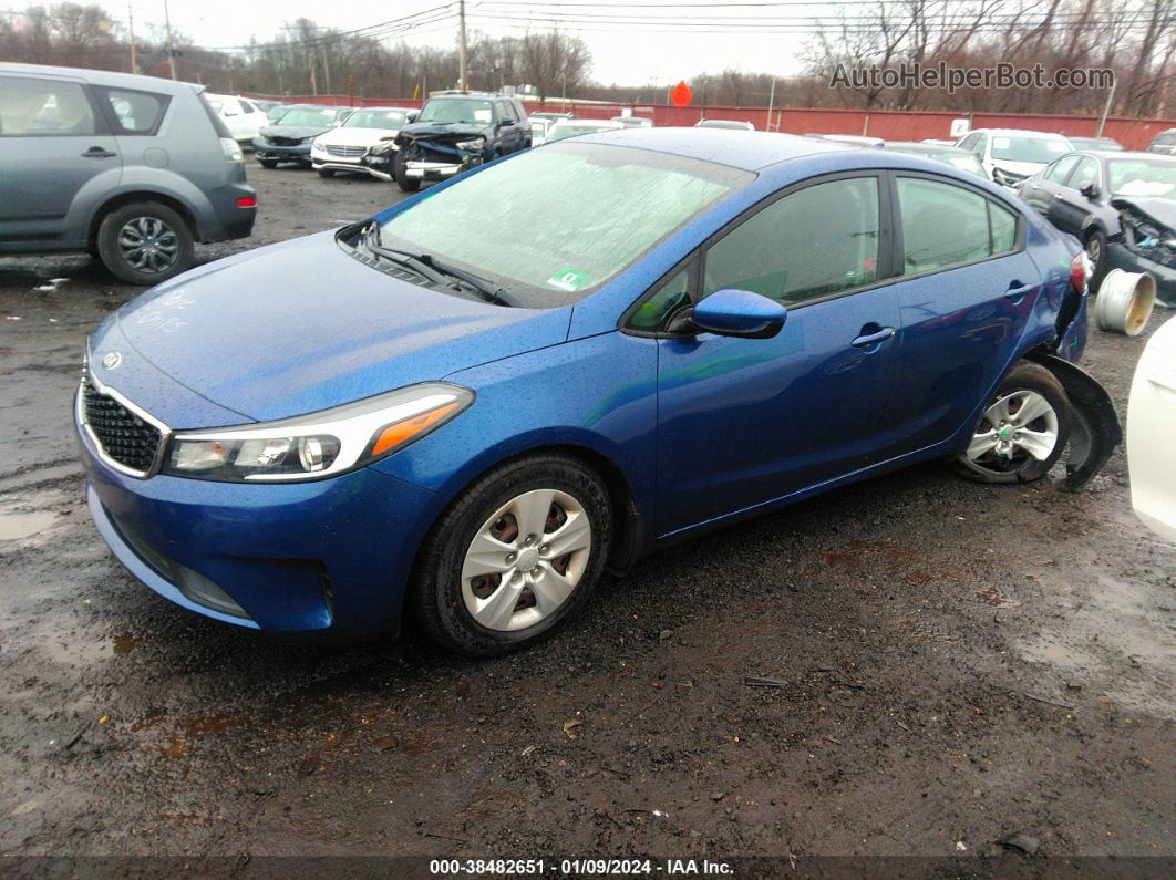 2018 Kia Forte Lx Dark Blue vin: 3KPFK4A74JE196704