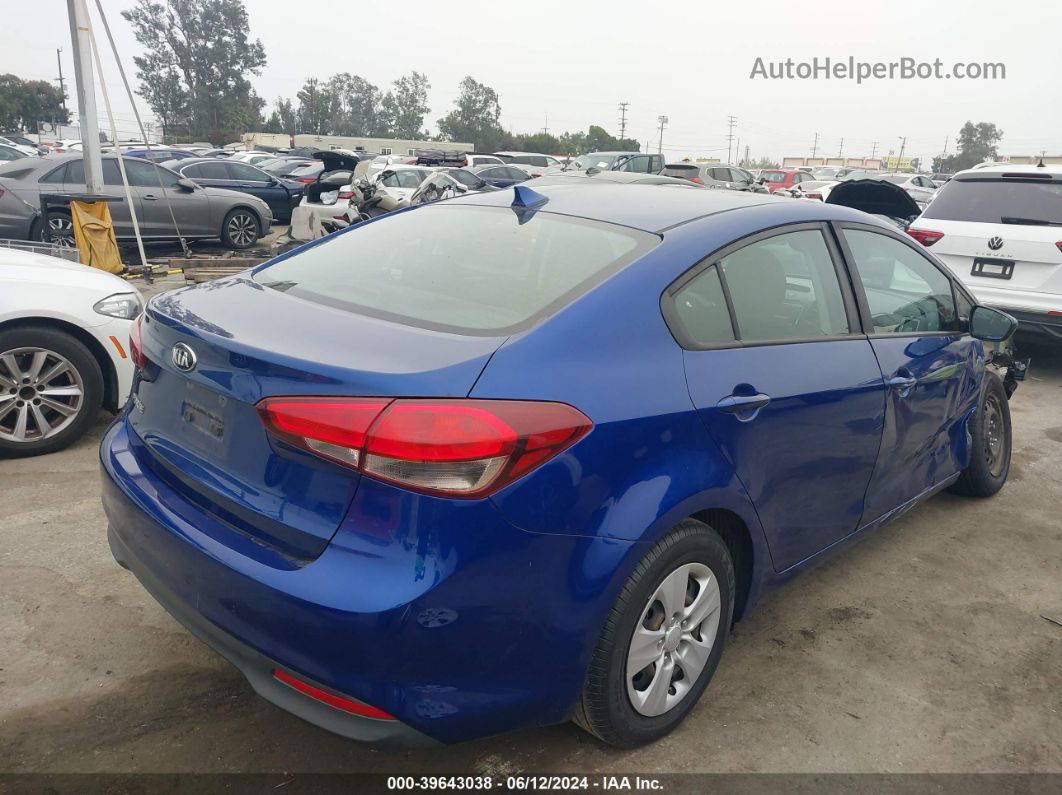 2018 Kia Forte Lx Синий vin: 3KPFK4A74JE221147