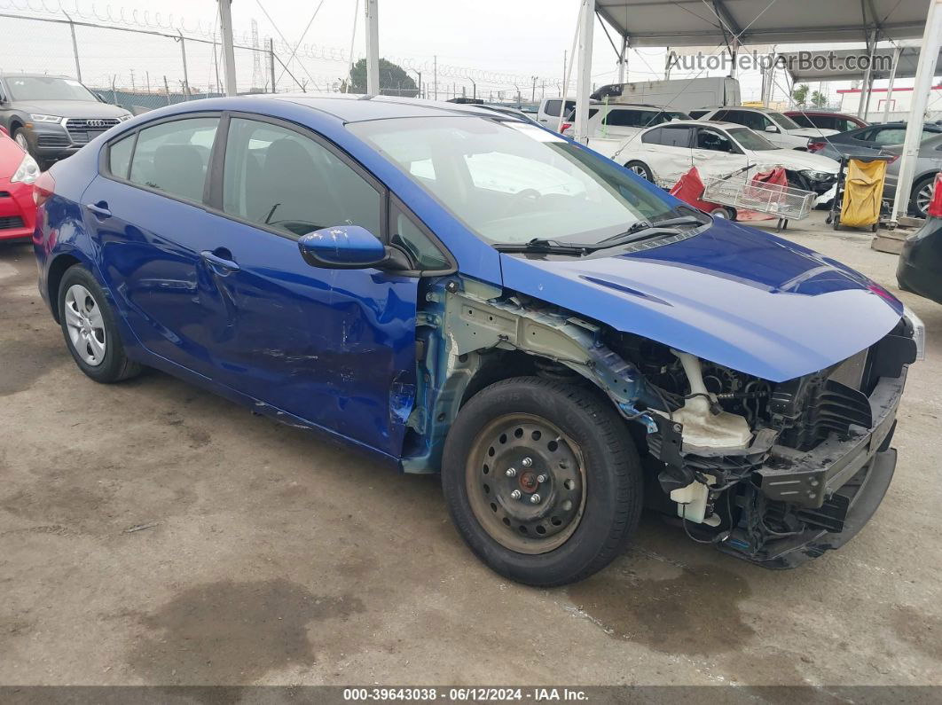 2018 Kia Forte Lx Синий vin: 3KPFK4A74JE221147