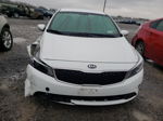 2018 Kia Forte Lx White vin: 3KPFK4A74JE228213