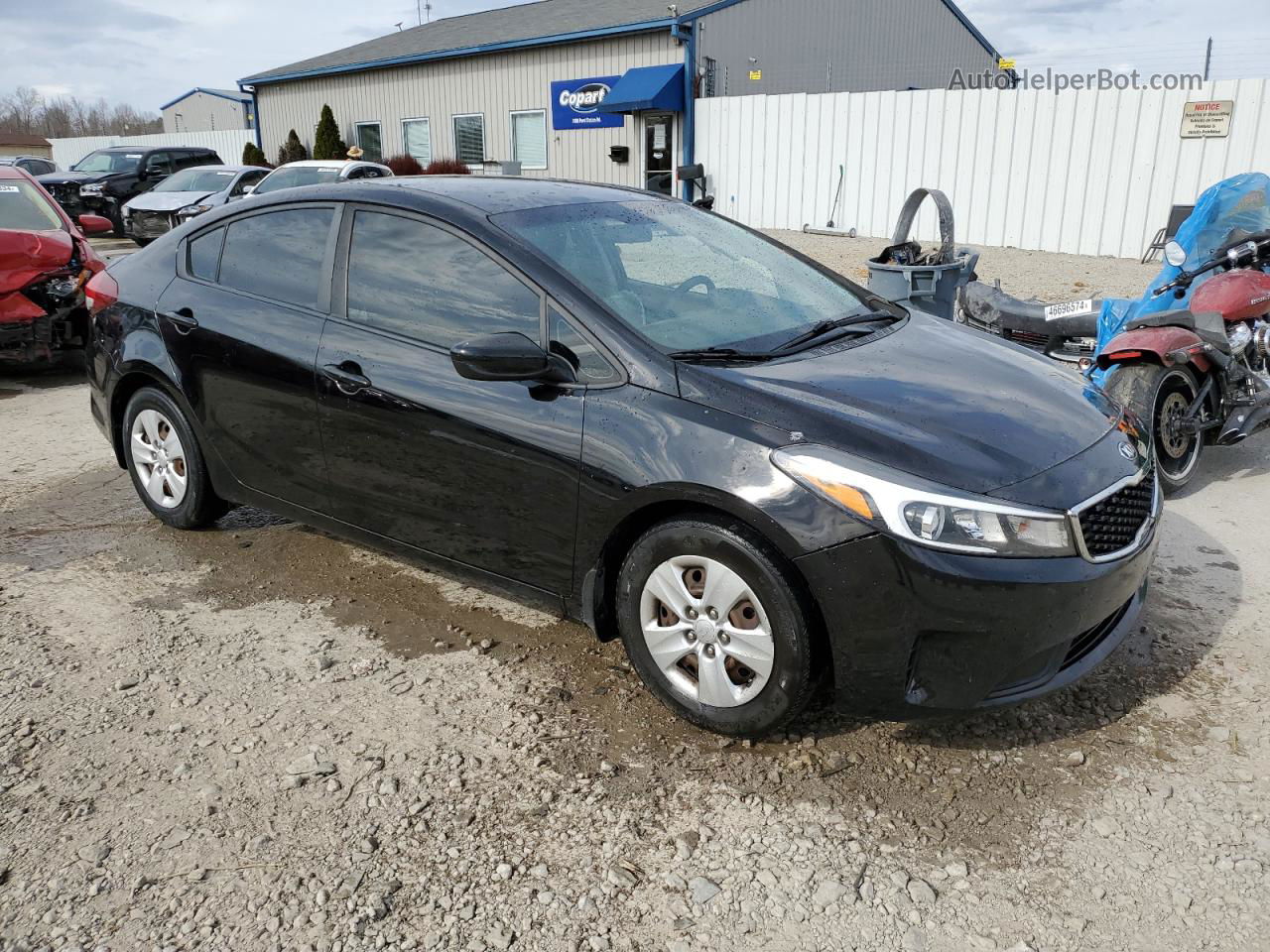 2018 Kia Forte Lx Black vin: 3KPFK4A74JE246534