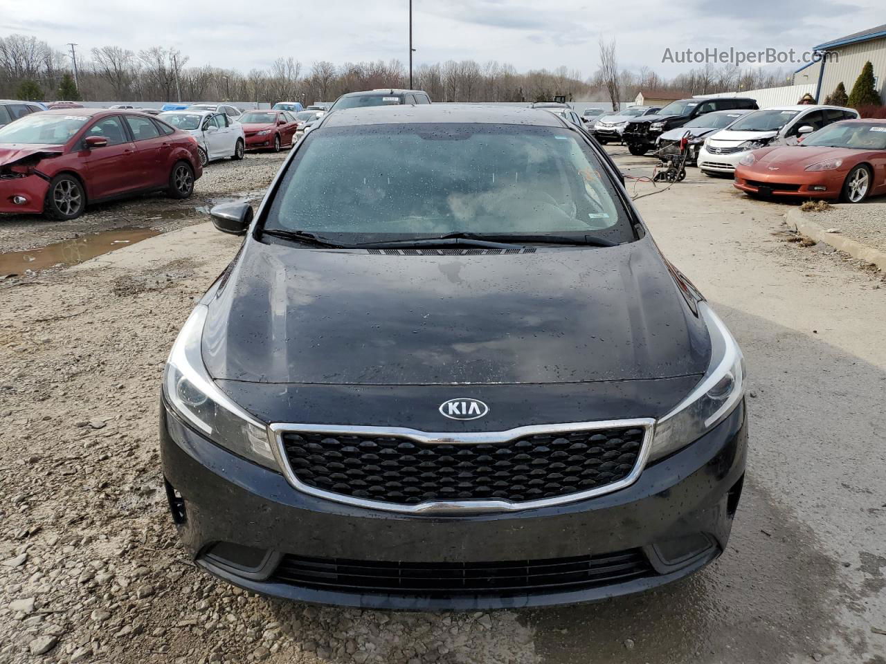 2018 Kia Forte Lx Black vin: 3KPFK4A74JE246534