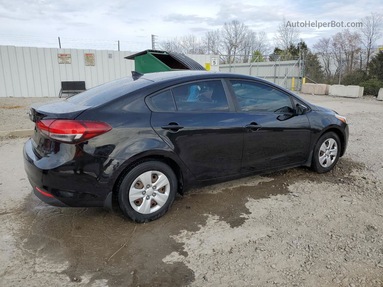 2018 Kia Forte Lx Black vin: 3KPFK4A74JE246534