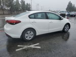 2018 Kia Forte Lx White vin: 3KPFK4A74JE257484