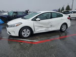 2018 Kia Forte Lx White vin: 3KPFK4A74JE257484