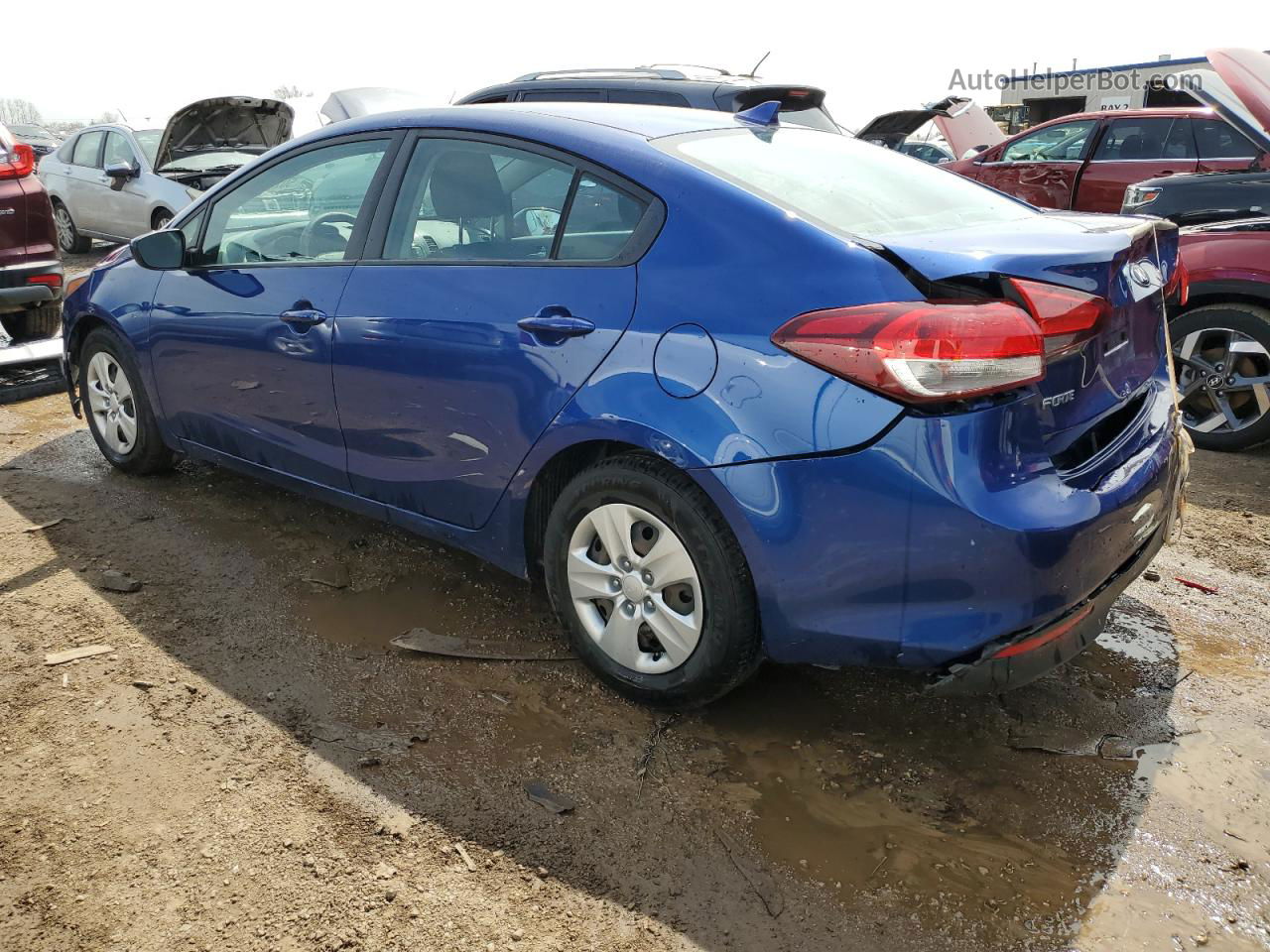 2018 Kia Forte Lx Синий vin: 3KPFK4A74JE264869