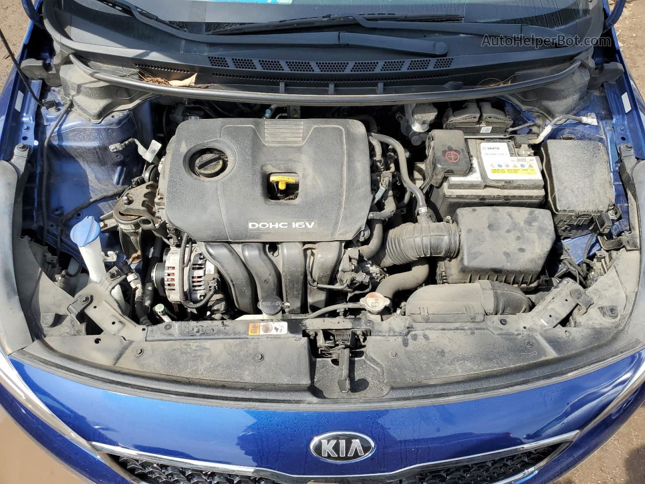 2018 Kia Forte Lx Синий vin: 3KPFK4A74JE264869