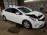 2018 Kia Forte Lx White vin: 3KPFK4A74JE275810