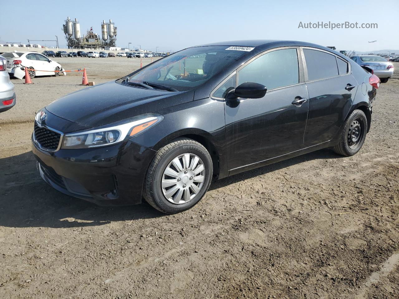 2017 Kia Forte Lx Black vin: 3KPFK4A75HE022893