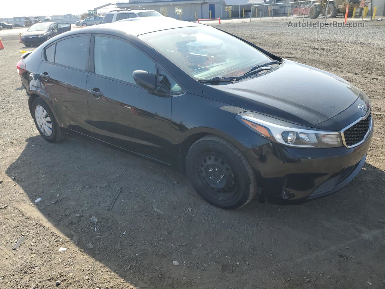 2017 Kia Forte Lx Black vin: 3KPFK4A75HE022893