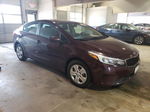 2017 Kia Forte Lx Burgundy vin: 3KPFK4A75HE054064