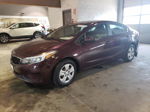 2017 Kia Forte Lx Burgundy vin: 3KPFK4A75HE054064