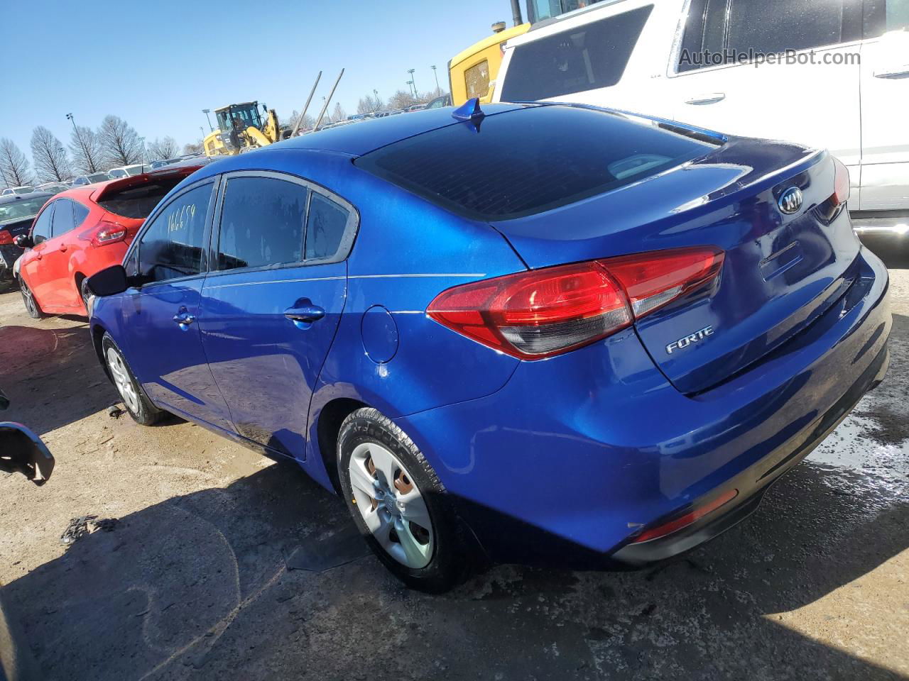 2017 Kia Forte Lx Синий vin: 3KPFK4A75HE059944