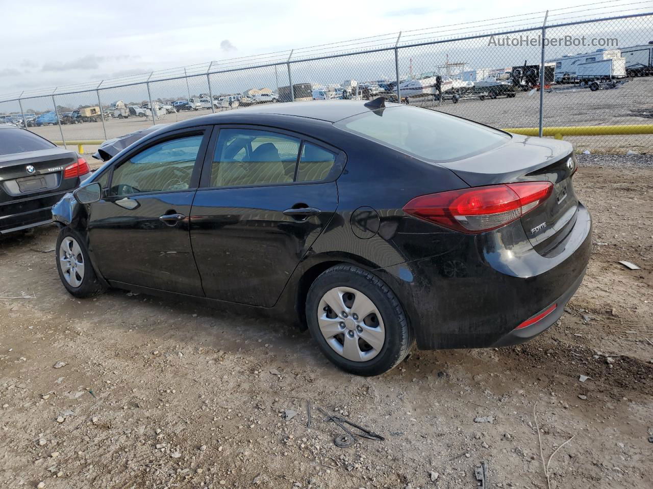 2017 Kia Forte Lx Black vin: 3KPFK4A75HE067526