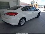 2017 Kia Forte Lx White vin: 3KPFK4A75HE069762