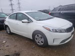 2017 Kia Forte Lx White vin: 3KPFK4A75HE096525