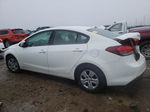 2017 Kia Forte Lx White vin: 3KPFK4A75HE096525