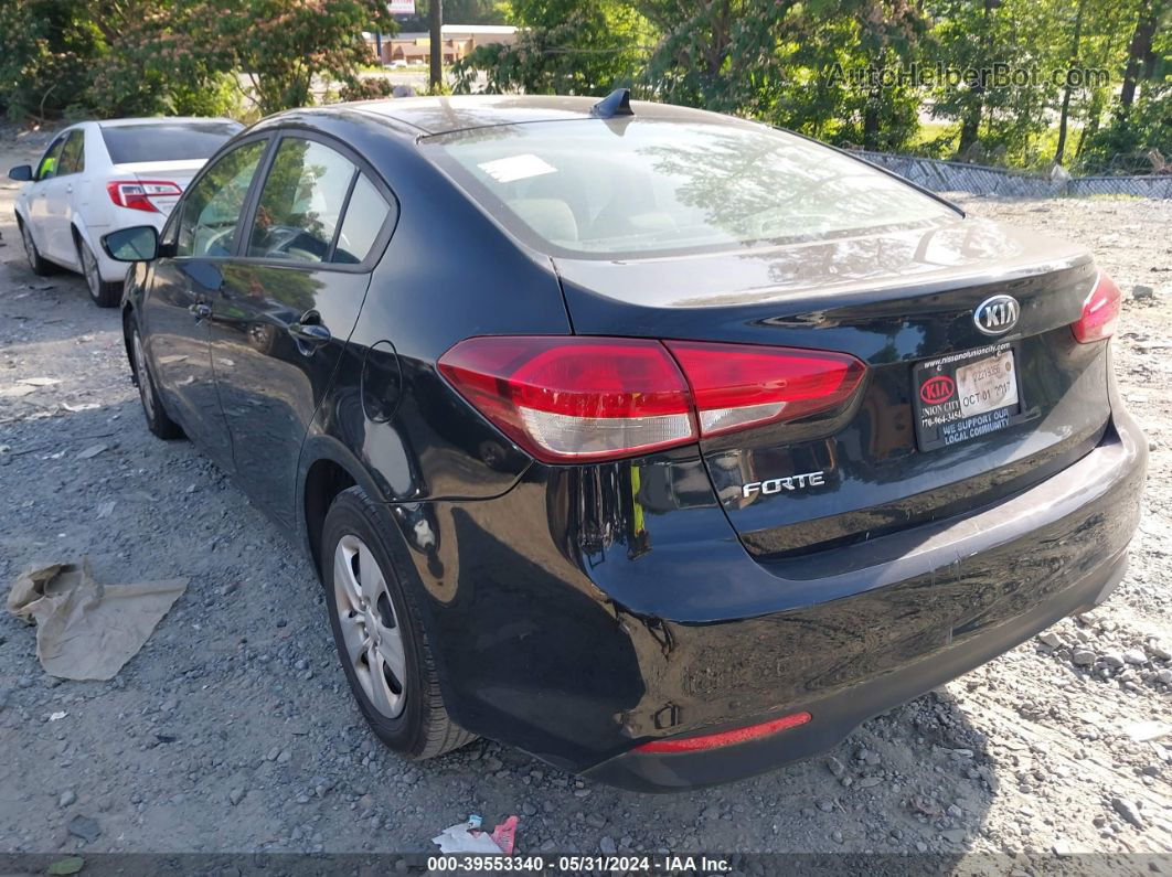 2017 Kia Forte Lx Black vin: 3KPFK4A75HE111749