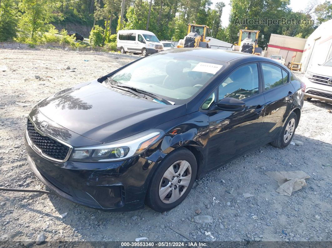 2017 Kia Forte Lx Black vin: 3KPFK4A75HE111749