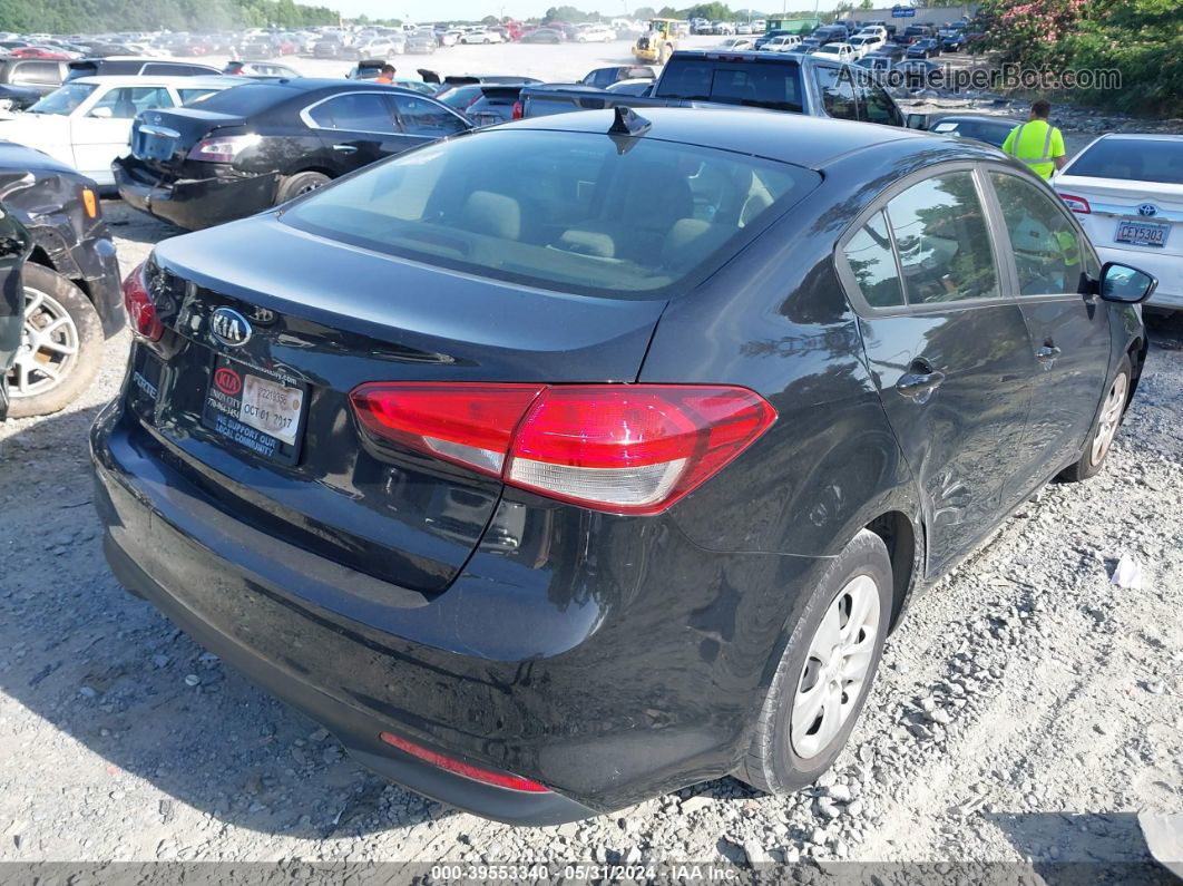 2017 Kia Forte Lx Black vin: 3KPFK4A75HE111749