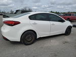 2017 Kia Forte Lx White vin: 3KPFK4A75HE123884