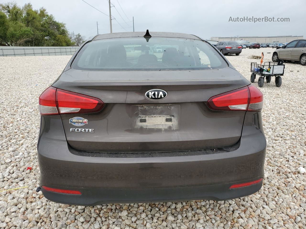 2017 Kia Forte Lx Brown vin: 3KPFK4A75HE138692