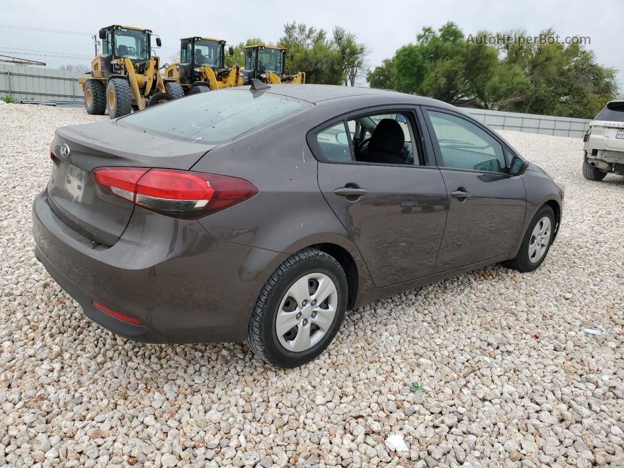 2017 Kia Forte Lx Brown vin: 3KPFK4A75HE138692