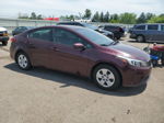 2017 Kia Forte Lx Maroon vin: 3KPFK4A75HE147022