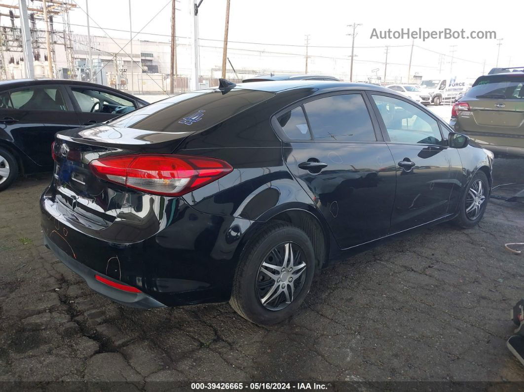 2018 Kia Forte Lx Black vin: 3KPFK4A75JE177269