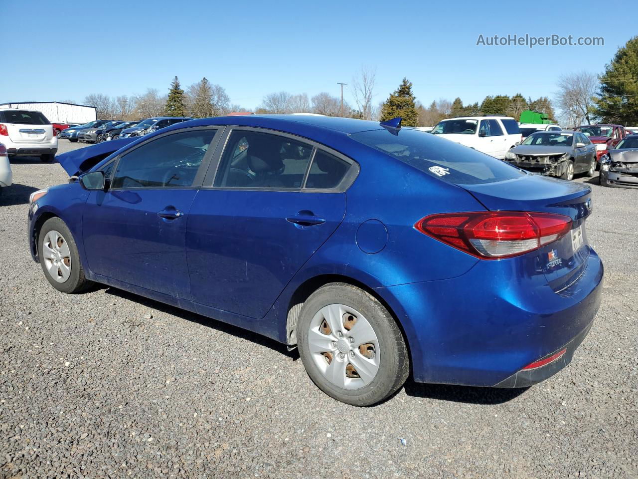 2018 Kia Forte Lx Blue vin: 3KPFK4A75JE258594