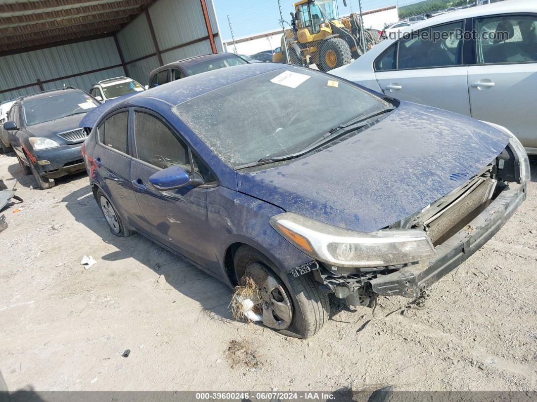 2018 Kia Forte Lx Синий vin: 3KPFK4A75JE275590