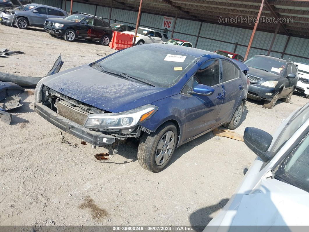 2018 Kia Forte Lx Синий vin: 3KPFK4A75JE275590