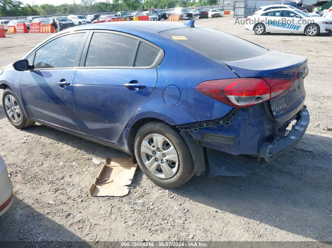 2018 Kia Forte Lx Синий vin: 3KPFK4A75JE275590