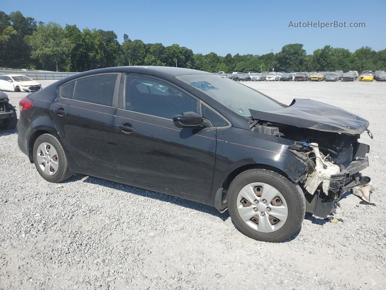 2017 Kia Forte Lx Black vin: 3KPFK4A76HE030422