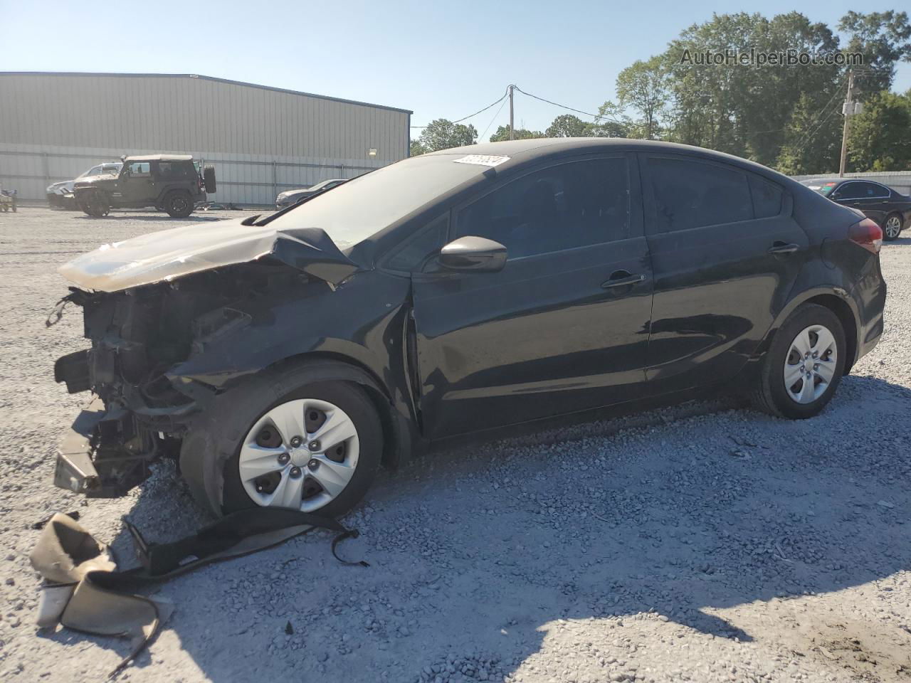 2017 Kia Forte Lx Black vin: 3KPFK4A76HE030422