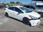 2017 Kia Forte Lx White vin: 3KPFK4A76HE044031