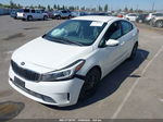 2017 Kia Forte Lx White vin: 3KPFK4A76HE044031