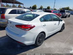 2017 Kia Forte Lx White vin: 3KPFK4A76HE044031