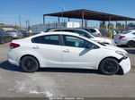 2017 Kia Forte Lx White vin: 3KPFK4A76HE044031