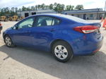 2017 Kia Forte Lx Blue vin: 3KPFK4A76HE045955