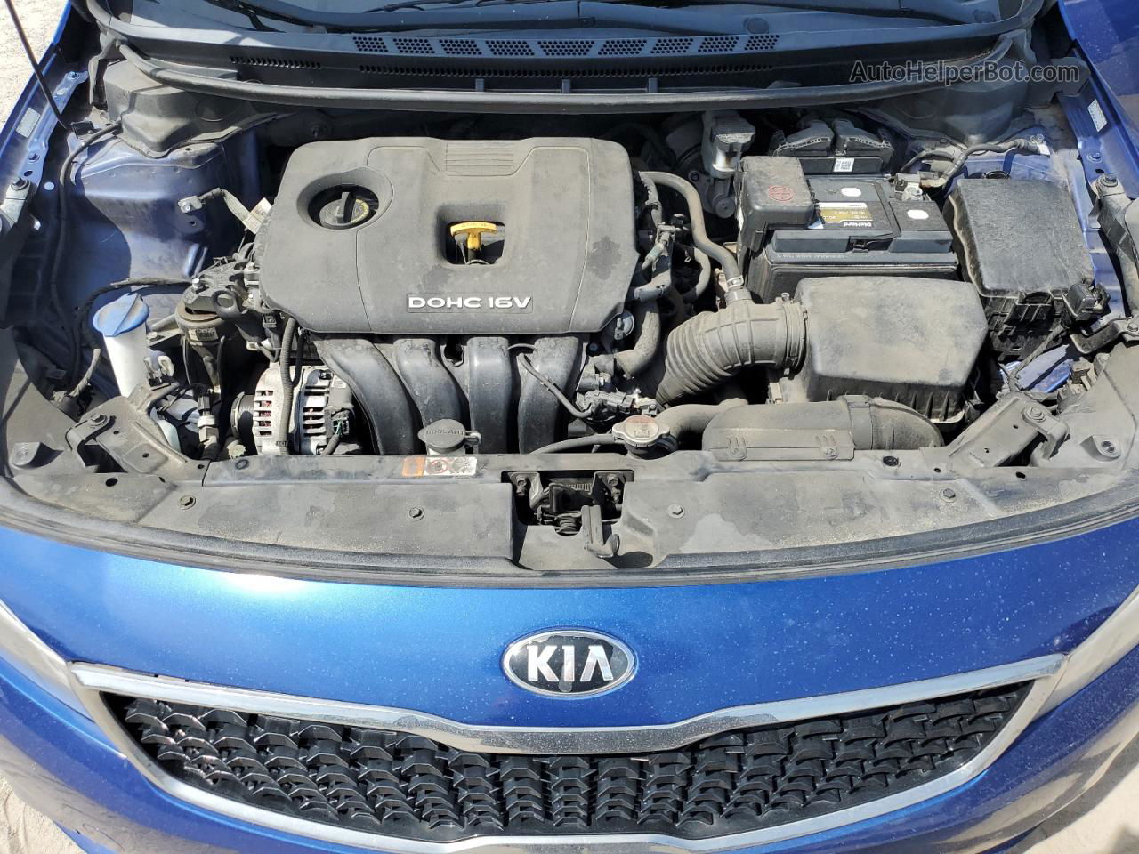 2017 Kia Forte Lx Blue vin: 3KPFK4A76HE045955