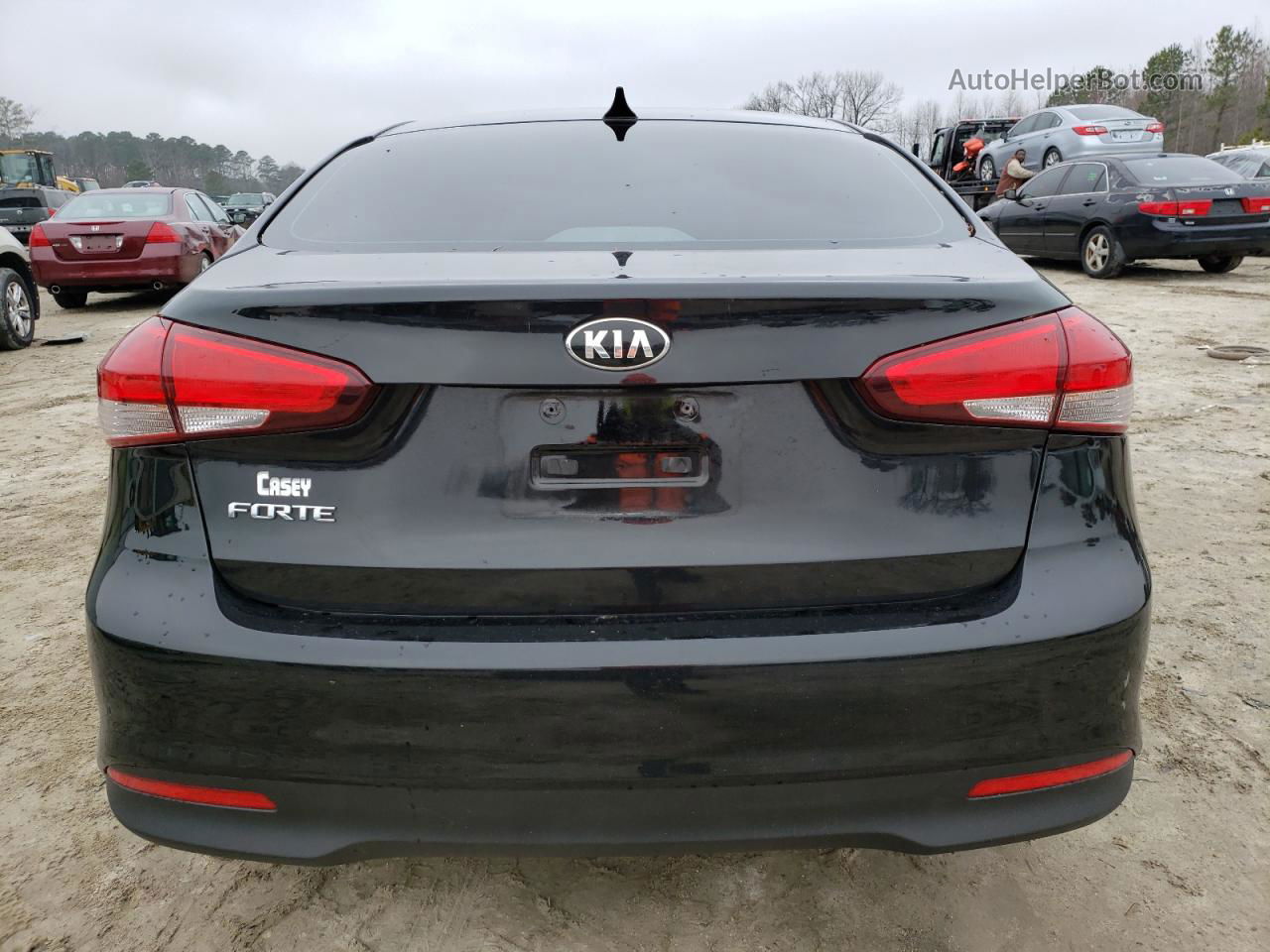 2017 Kia Forte Lx Black vin: 3KPFK4A76HE089616