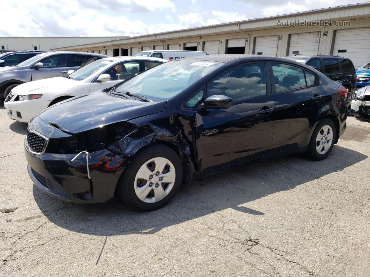 2017 Kia Forte Lx Black vin: 3KPFK4A76HE139138