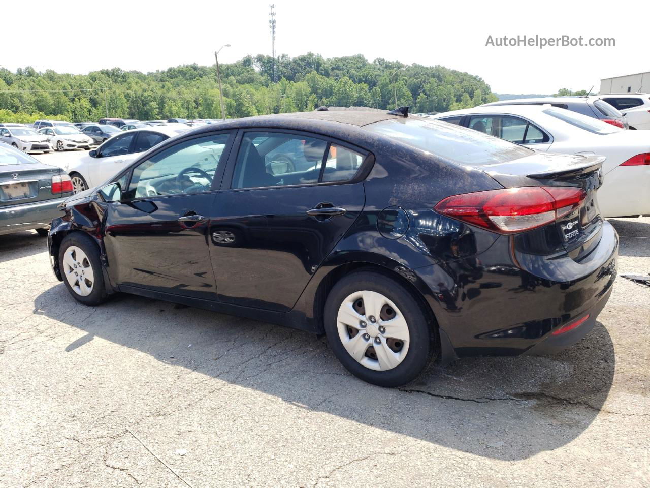 2017 Kia Forte Lx Black vin: 3KPFK4A76HE139138