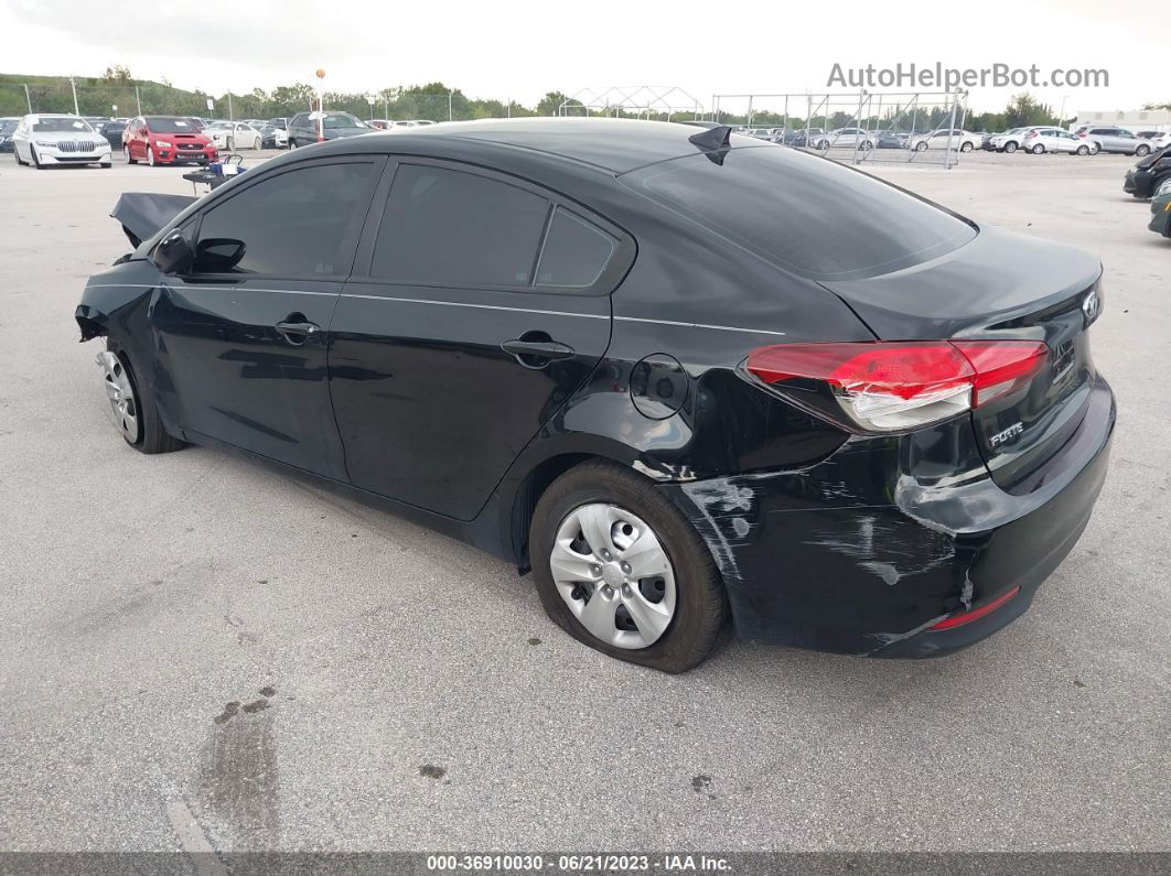 2017 Kia Forte Lx Black vin: 3KPFK4A76HE142704