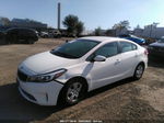 2017 Kia Forte Lx White vin: 3KPFK4A76HE157350