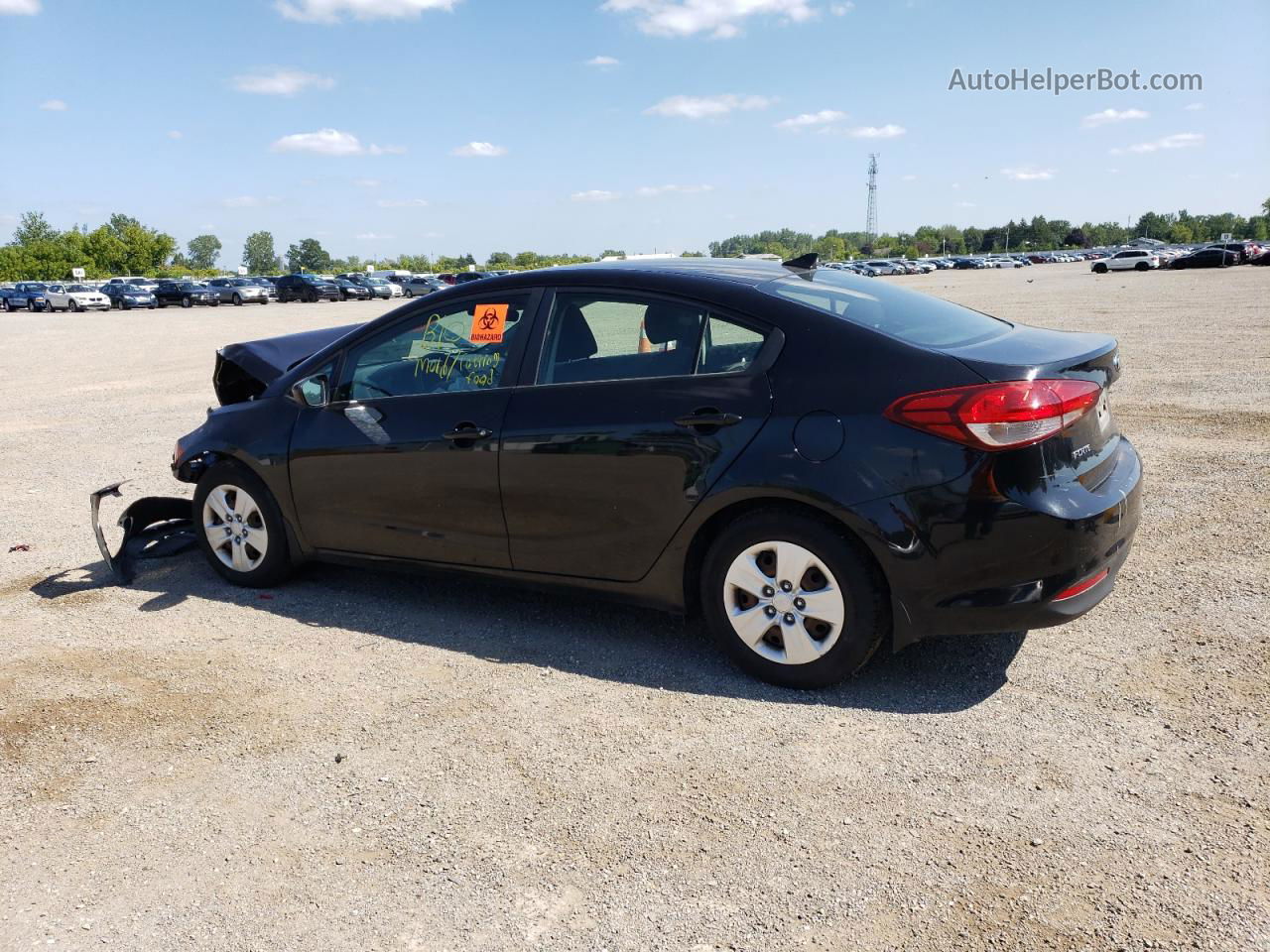 2018 Kia Forte Lx Black vin: 3KPFK4A76JE163803