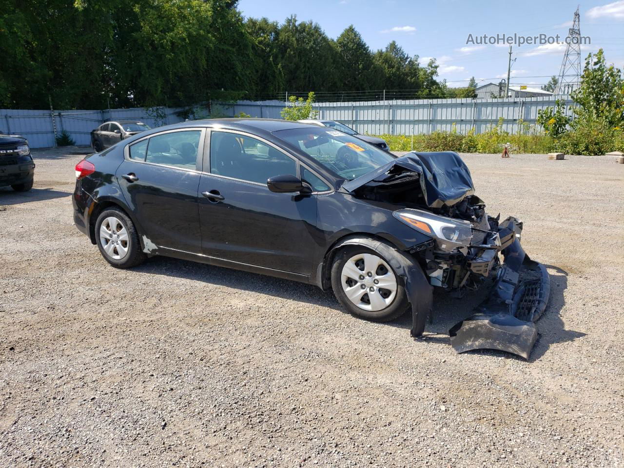 2018 Kia Forte Lx Black vin: 3KPFK4A76JE163803