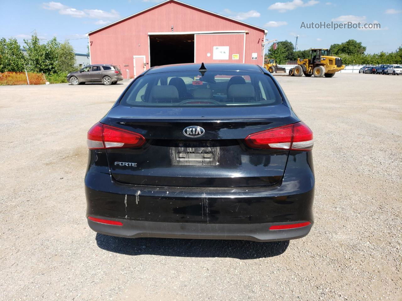 2018 Kia Forte Lx Black vin: 3KPFK4A76JE163803