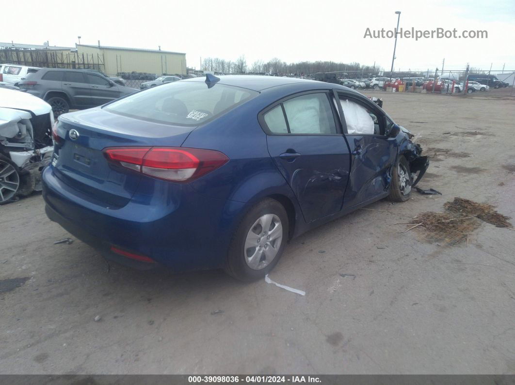 2018 Kia Forte Lx Blue vin: 3KPFK4A76JE182352